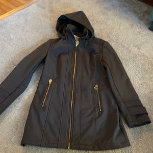 Michael Kors gray jacket with detachable hood